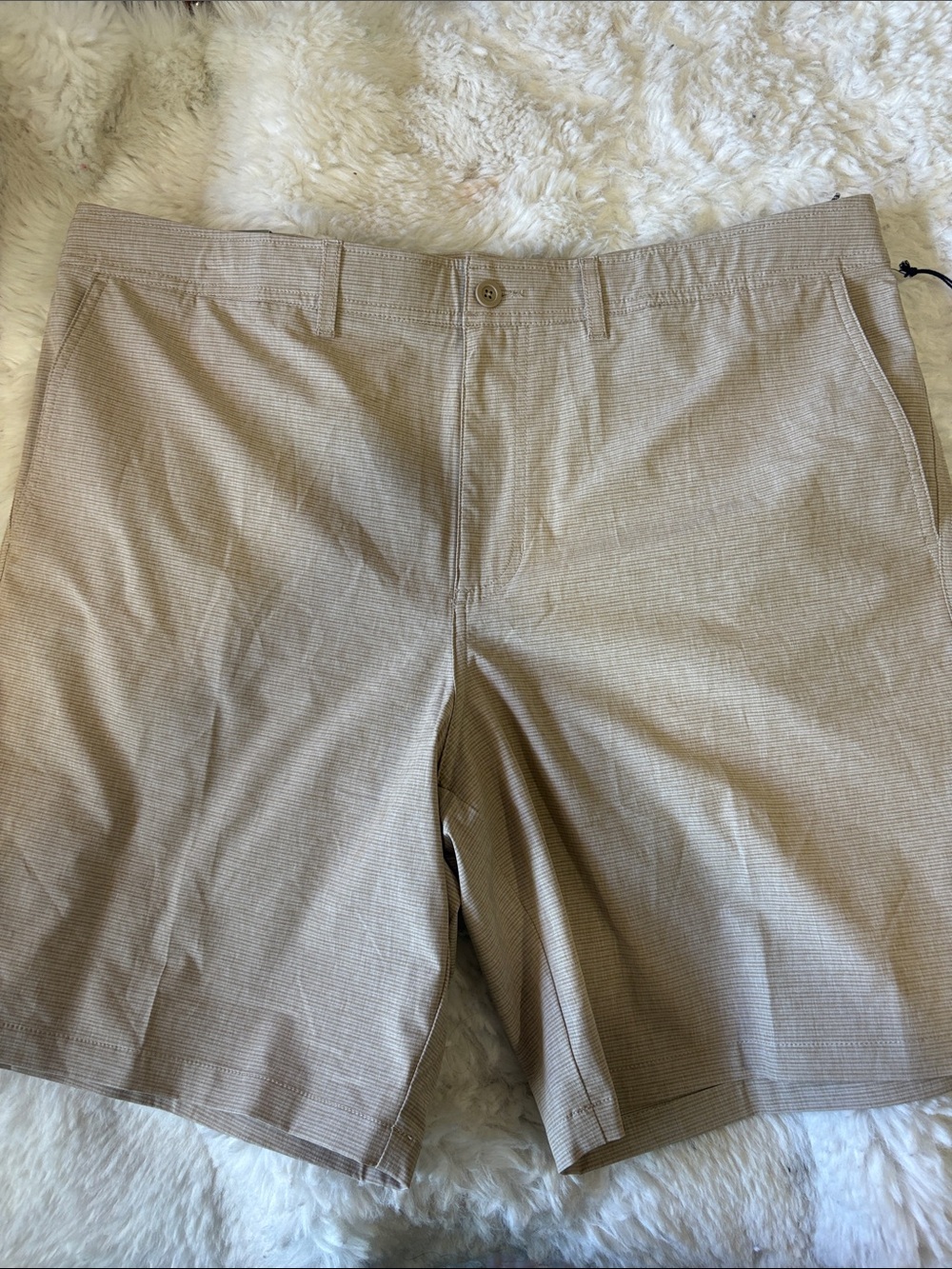 Goodfellow & Co Khaki Flat-Front Mens Shorts